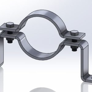Riser Clamp For A 30" Diameter Vertical Pipe
