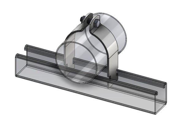 Fig. 8250 OD Tubing Strut Clamp, Assembled