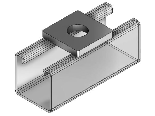 Fig. 9001FF Square Strut Washer 1-5/8" x 1-5/8"
