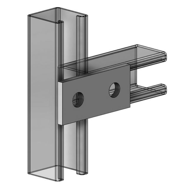 Fig. 9003FF 2-Hole Splice Plate 1-5/8" x 3-1/2"