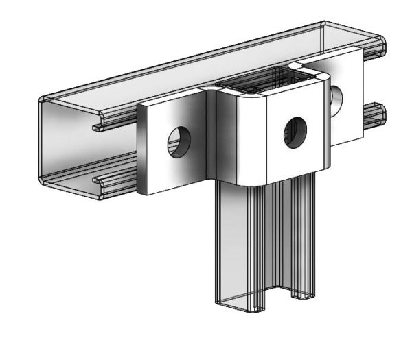 Fig. 9050UF 3-Hole "U" Support for 1-5/8" x 1" Strut