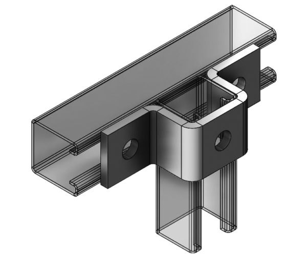 Fig. 9051UF 3-Hole "U" Support for 1-5/8" x 1-3/8" Strut