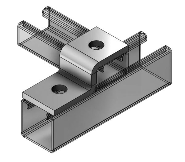 Fig. 9060ZF 2-Hole "Z" Support for 1-5/8" x 1" Strut