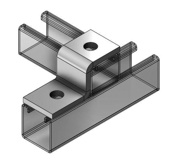 Fig. 9061ZF 2-Hole "Z" Support for 1-5/8" x 1-3/8" Strut