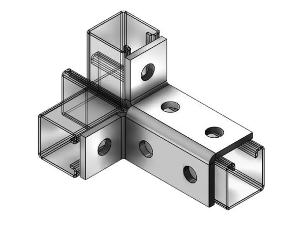 Fig. 9069WF 6-Hole Double Corner Connection