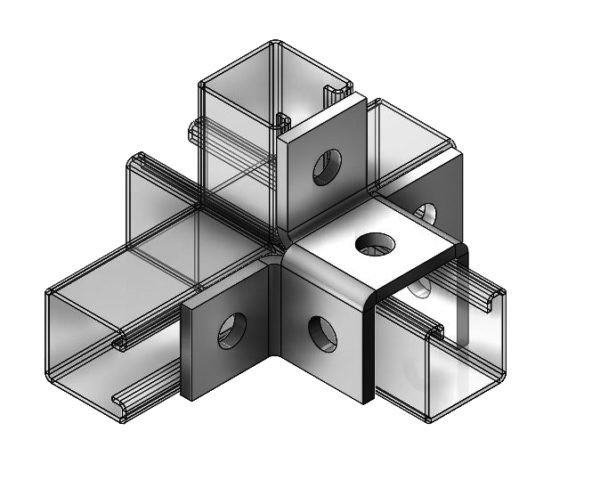 Fig. 9075WF 6-Hole Triple Wing Connection
