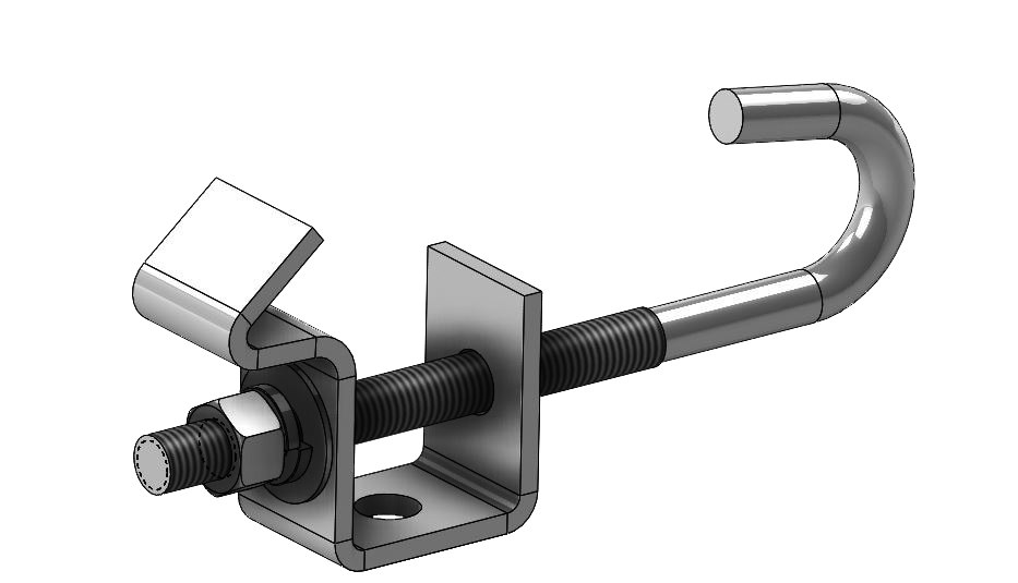 Fig. 159 Adjustable Rod Beam Clamp - Empire Industries