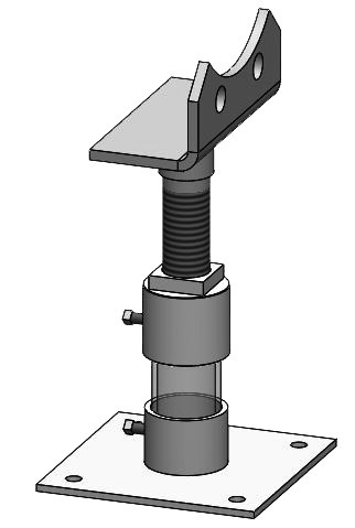 Nu-Bolt® pipe support assembly