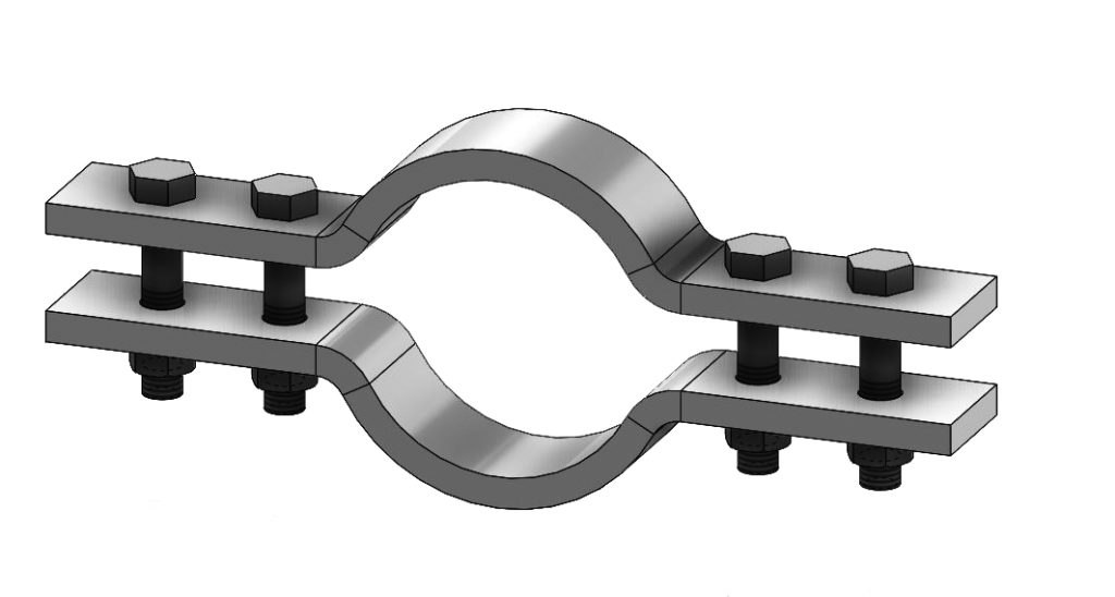 Fig. 595 Four Bolt Socket Clamp Empire Industries