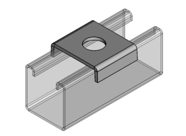 Fig. 9001UFF U-Saddle Strut Washer 1-5/8″ x 15/32″