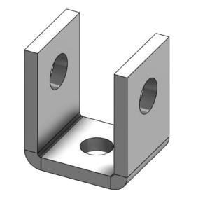 AIS Compliant Welded Beam Attachment Without Hardware